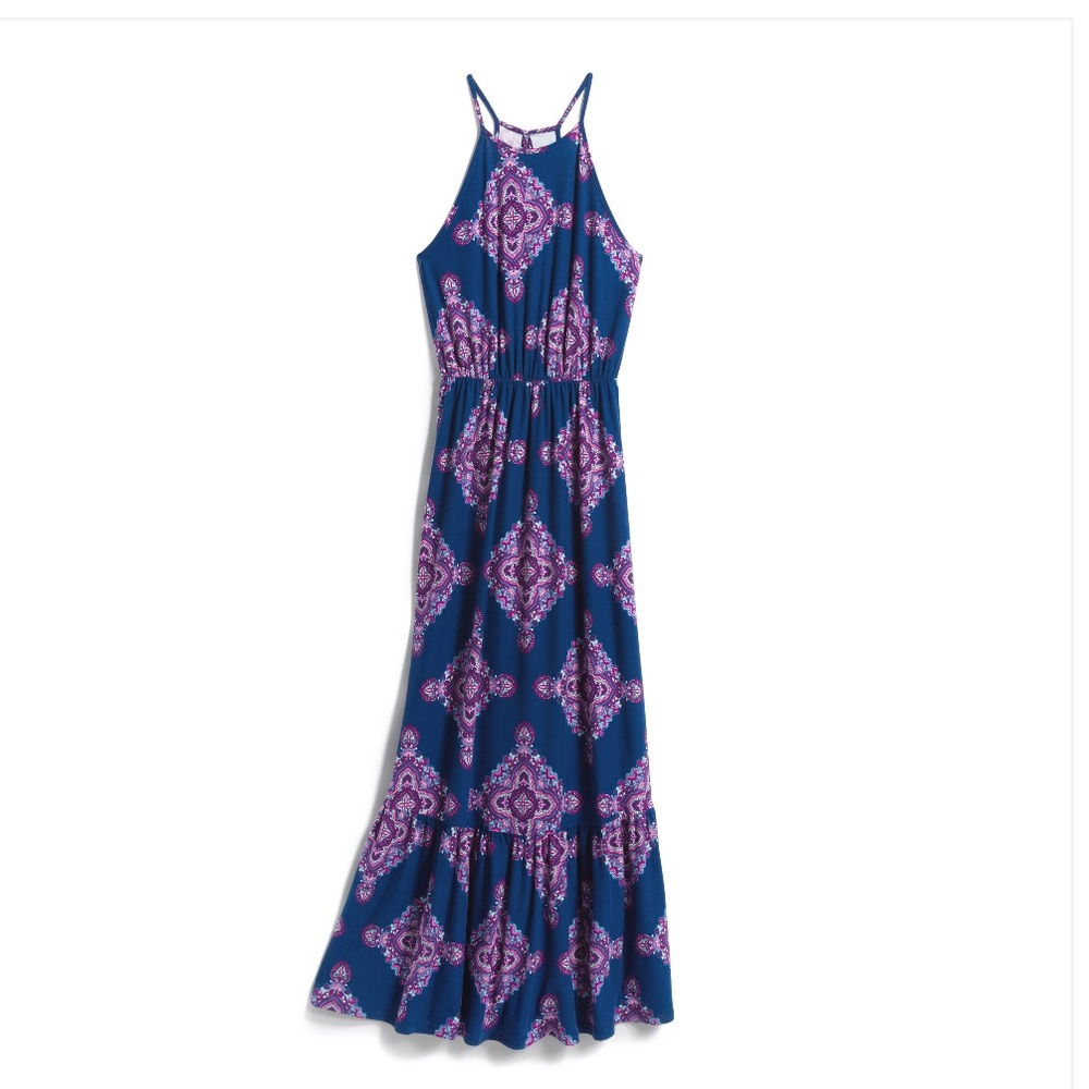 NWT Ruffle Hem Brushed Knit Maxi Dress - XL
